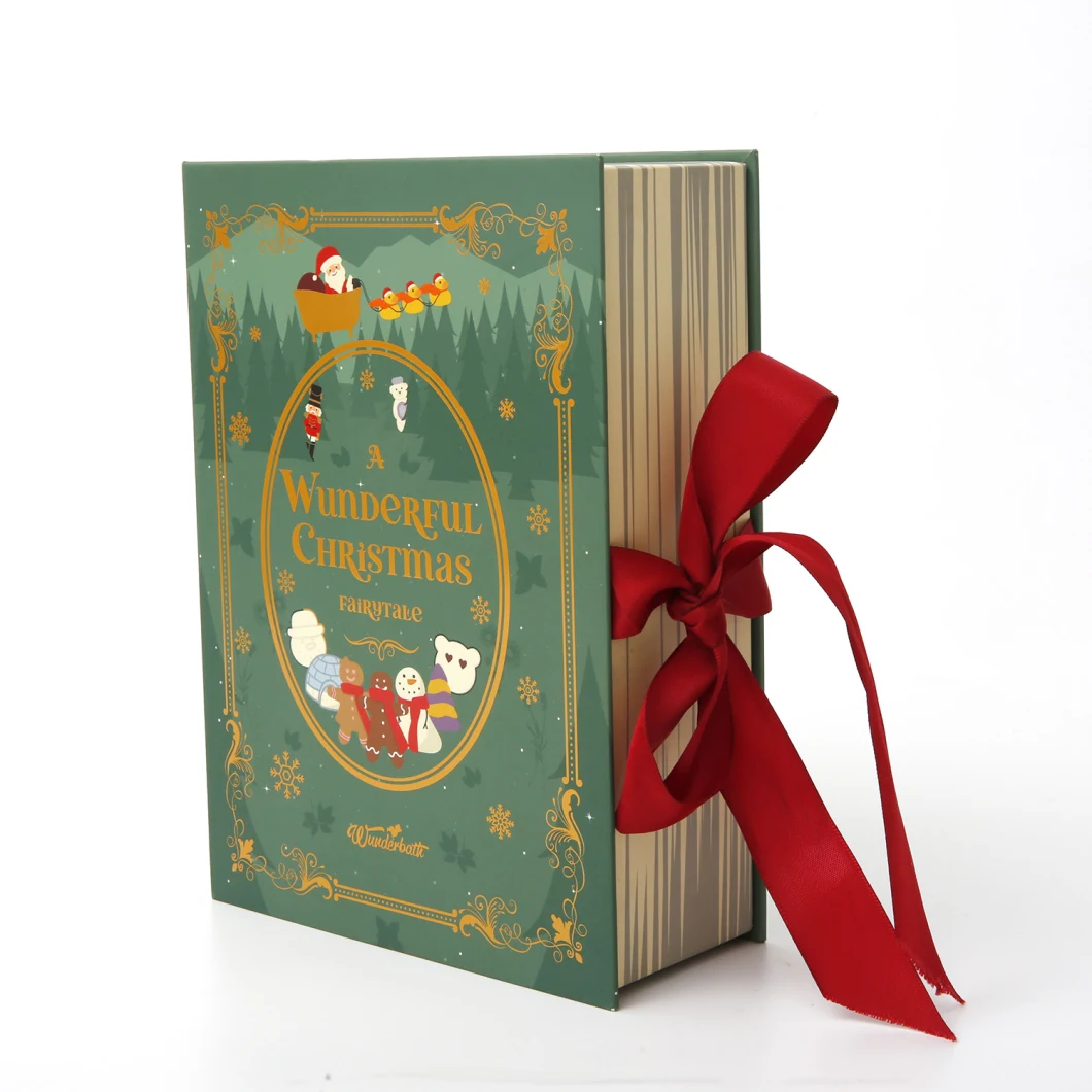 Book Shape 3D Pop up Christmas Premium Gift Box